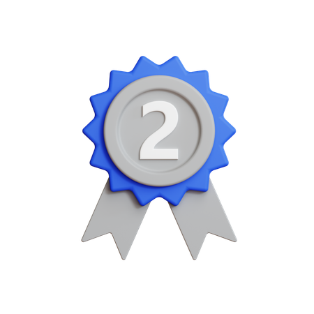 Silver medal  3D Icon