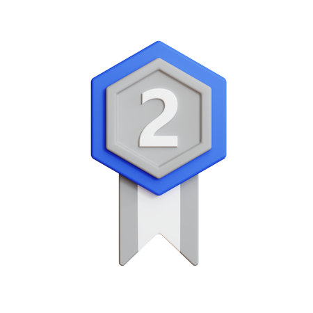 Silver medal  3D Icon