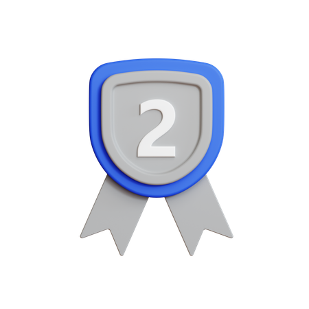 Silver medal  3D Icon