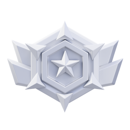 Silver Medal  3D Icon