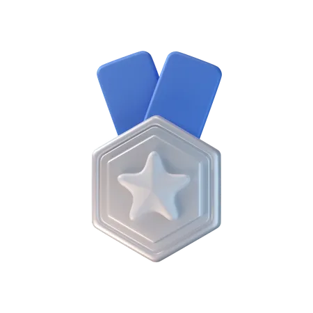 Silver Medal  3D Icon