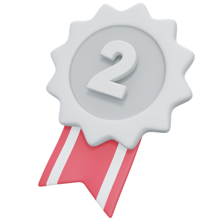 Silver Medal  3D Icon