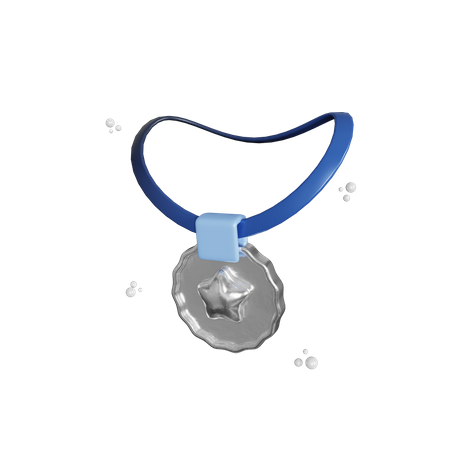 Silver Medal  3D Icon