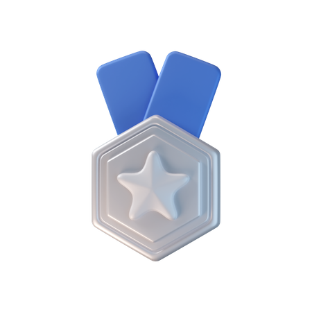 Silver Medal  3D Icon