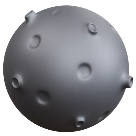 Silver Planet  3D Icon