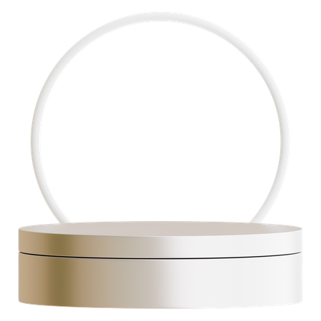 Silver Podium  3D Icon