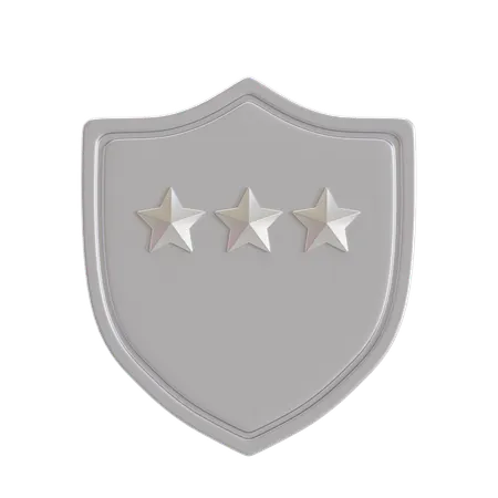 실버 등급  3D Icon