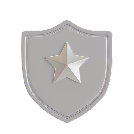 실버 등급  3D Icon