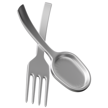 Silver Spoon  3D Icon