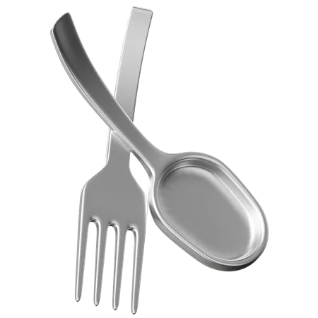 Silver Spoon  3D Icon