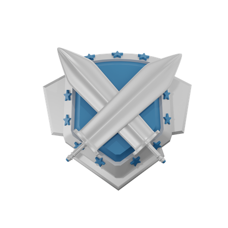 Silver Tier Badge  3D Icon