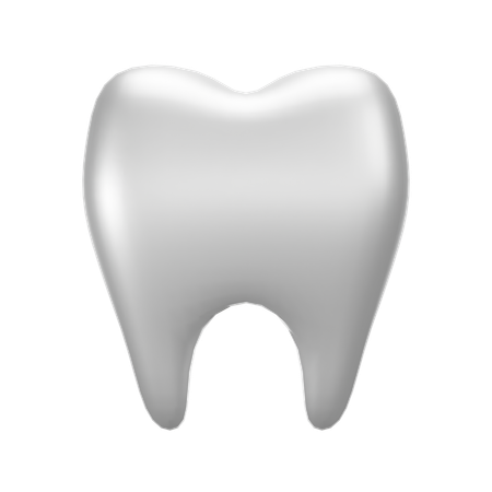 Silver Tooth  3D Icon