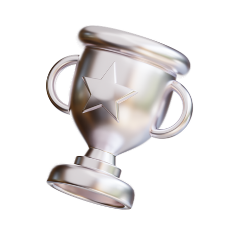 Silver Trophy  3D Icon