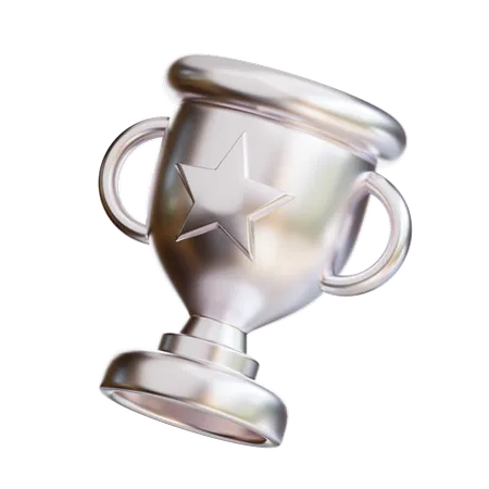 Silver Trophy  3D Icon