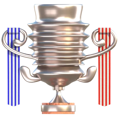 Silver Trophy Award  3D Icon