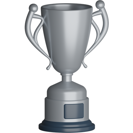 Silver Trophy Award  3D Icon