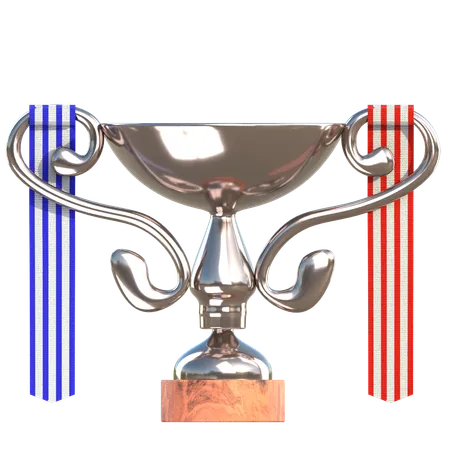 Silver Trophy Award  3D Icon