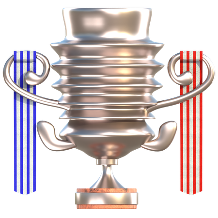 Silver Trophy Award  3D Icon