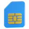 sim-card 3d logo
