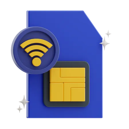 SIM Karte  3D Icon