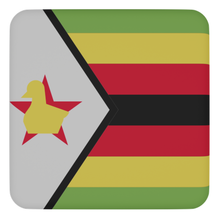 Zimbabwe  3D Icon