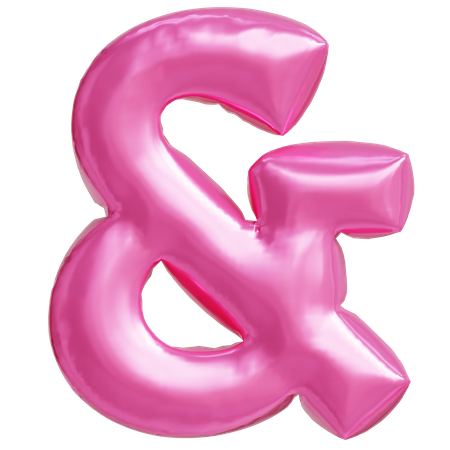 Símbolo &  3D Icon