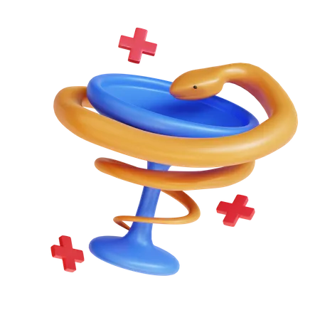 Símbolo de farmacia  3D Icon