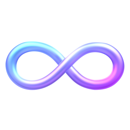 Símbolo infinito  3D Icon