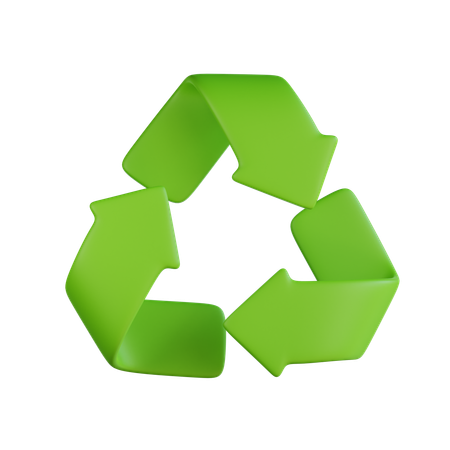 Símbolo de reciclagem  3D Icon