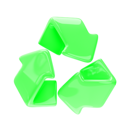 Símbolo de reciclagem  3D Icon