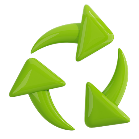 Símbolo de reciclaje  3D Icon