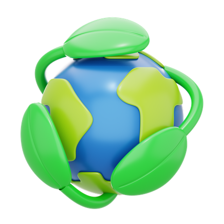 Símbolo de reciclaje  3D Icon