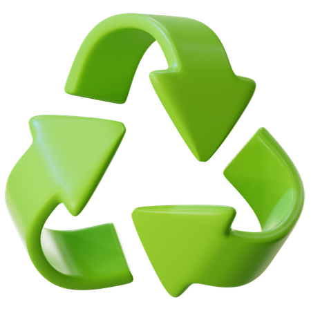 Símbolo de reciclaje  3D Icon