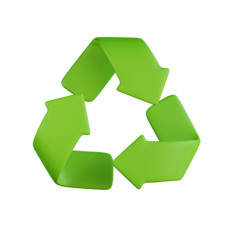 Símbolo de reciclaje  3D Icon