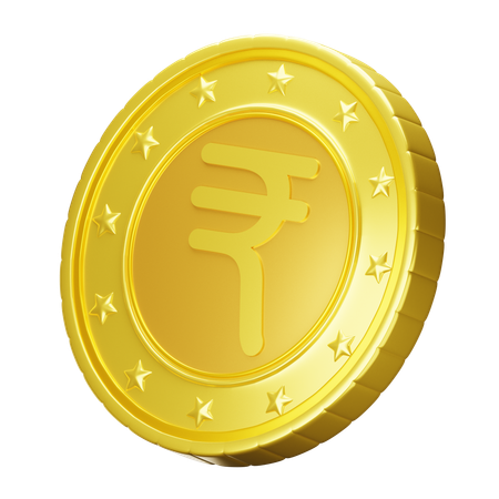 Símbolo de la rupia india  3D Icon
