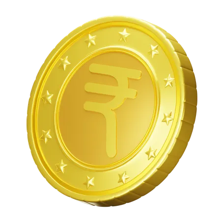 Símbolo de la rupia india  3D Icon