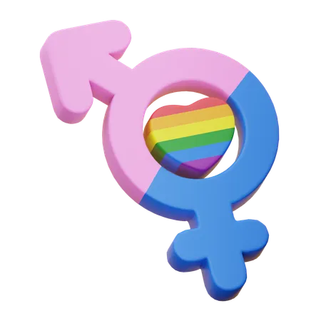 Símbolo do Orgulho  3D Icon