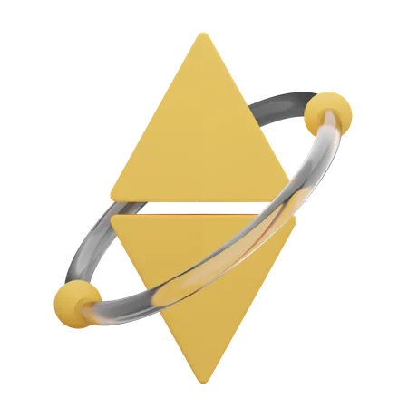 Símbolo de etéreo  3D Icon