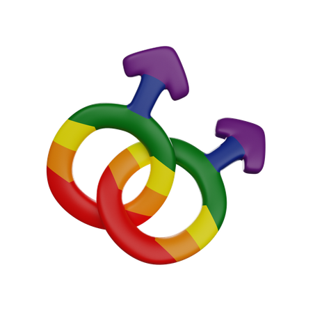Símbolo homosexual  3D Icon