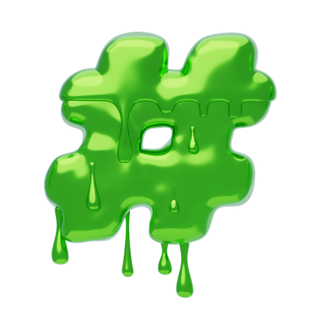 Símbolo de hashtag  3D Icon