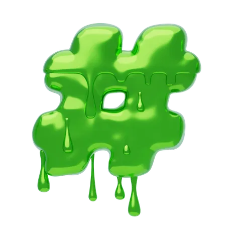 Símbolo de hashtag  3D Icon