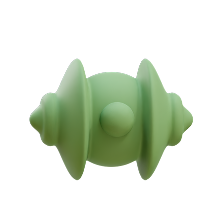 Símbolo horizontal duplo  3D Icon