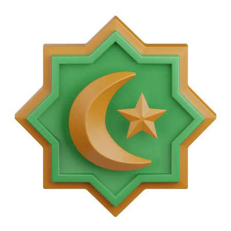 Símbolo do Islã  3D Icon