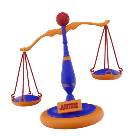 Símbolo del poder judicial  3D Icon