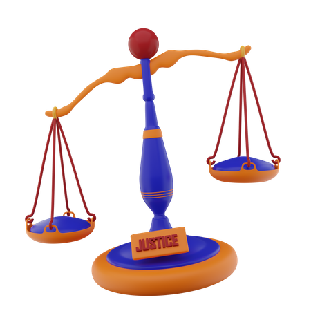 Símbolo do judiciário  3D Icon
