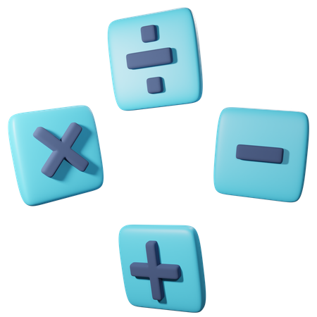 Símbolo matemático  3D Icon