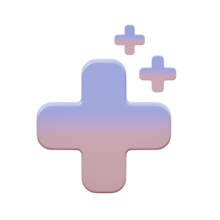 Símbolo medico  3D Icon