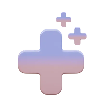 Símbolo medico  3D Icon
