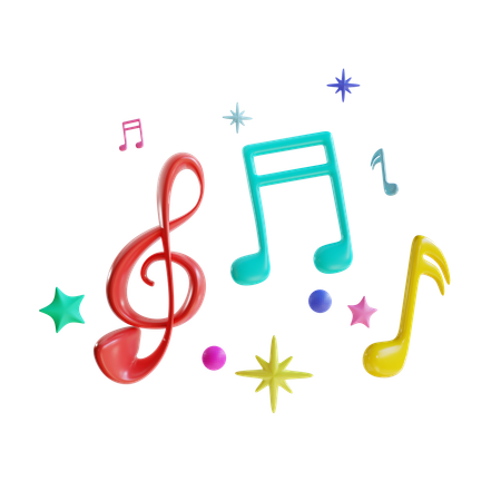 Símbolo musical  3D Icon