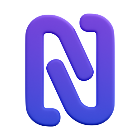 Símbolo nfc  3D Icon
